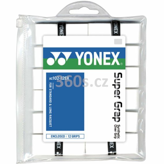 YONEX Super Grap 12 ks - bílý