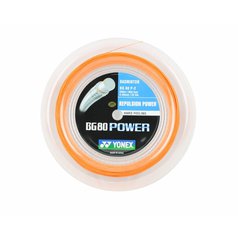 Badmintonový výplet YONEX BG 80 POWER 200 m orange