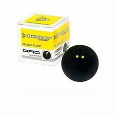 Squashový míč DUNLOP PRO - 2 žluté tečky